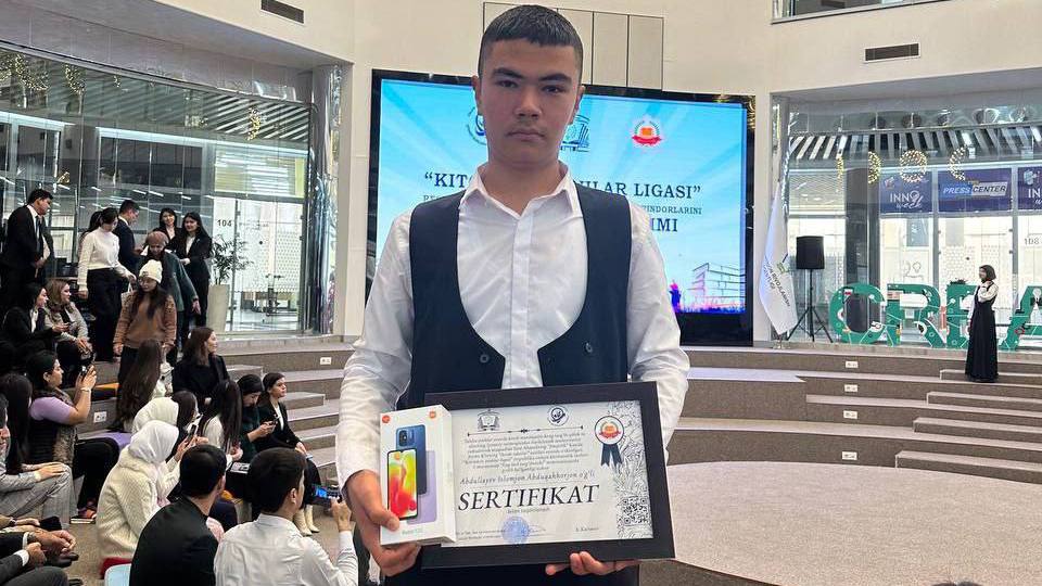 UBS talabasi kitobxonlikda g‘olib