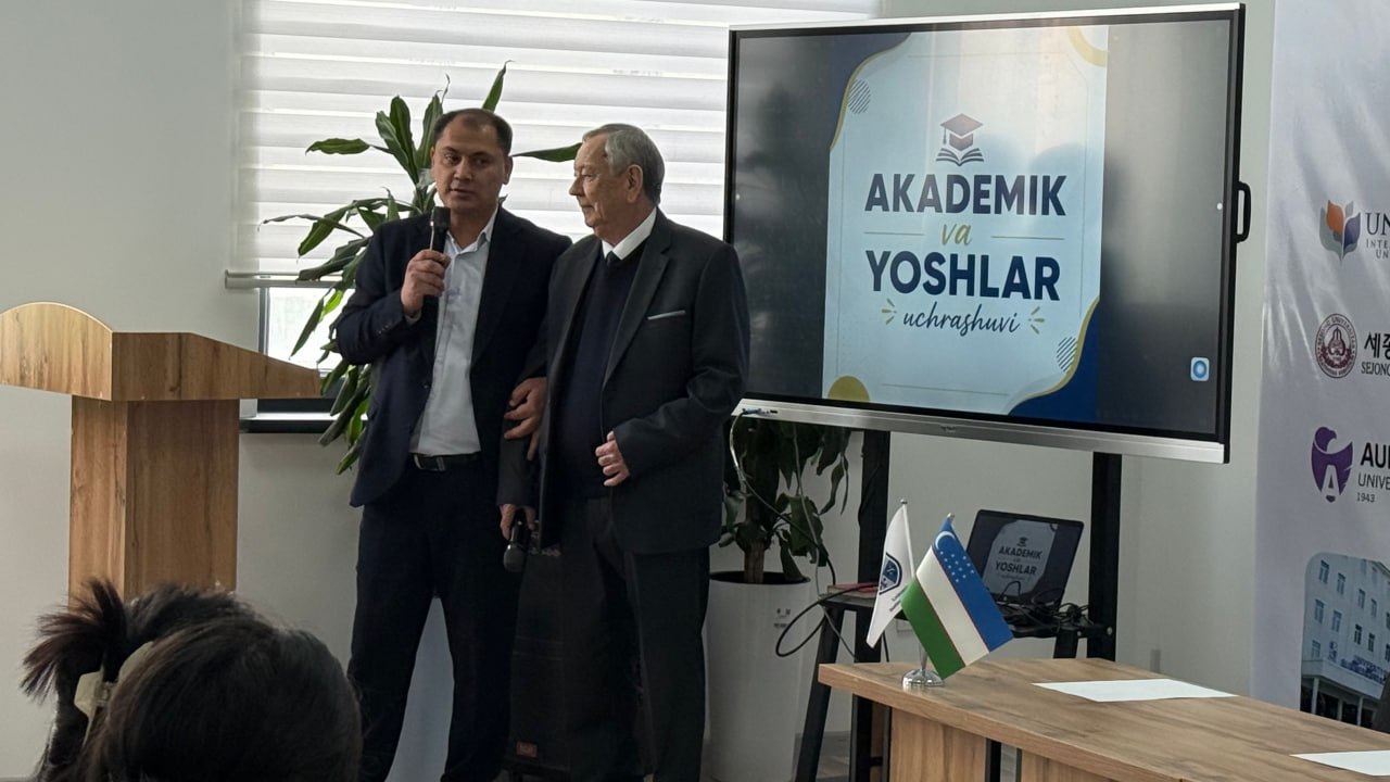 UBSda taniqli Akademik bilan uchrashuv oʻtkazildi