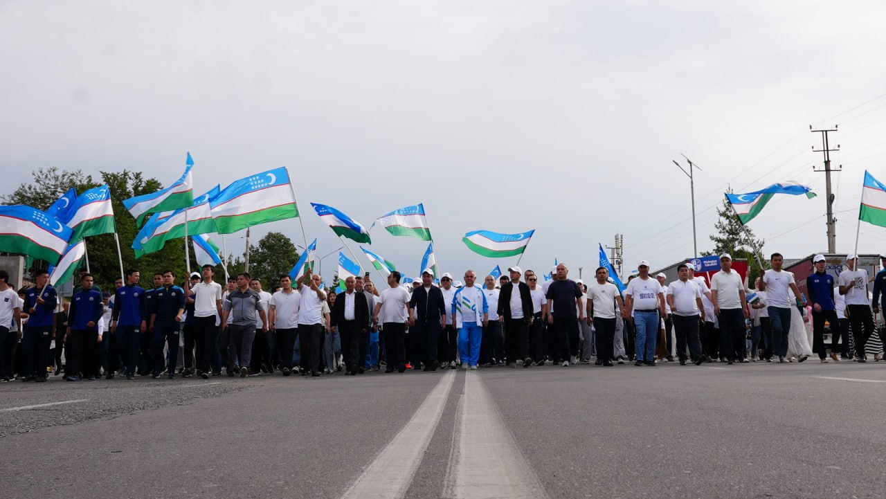 “Sog‘lom turmush tarzi sari 5000 qadam” shiori ostida yugurish va yurish musobaqasi tashkil etildi